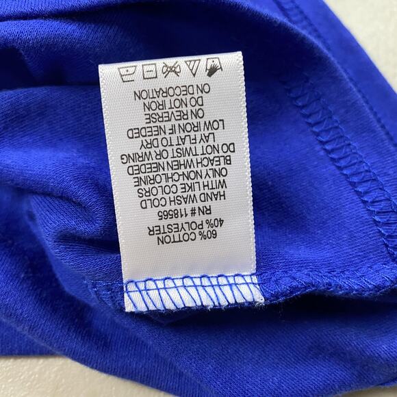 Quacker Factory Top Womens 2X Blue Sequin Tank Cardigan TwoFer 2Fer Layered Look - Picture 10 of 12